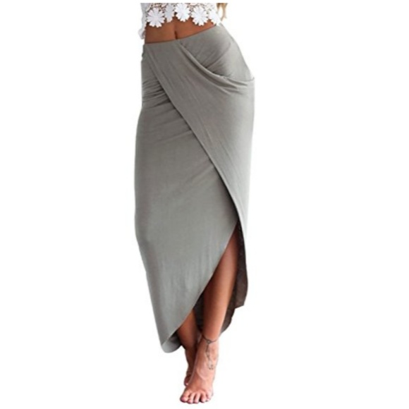 AISLING 2 Piece Crop Top + Maxi Skirt Set - Picture 5 of 6